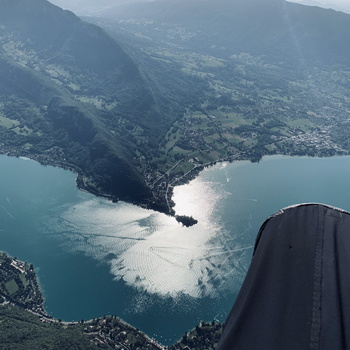 Petit Tour du lac d'Annecy en vol 092019
