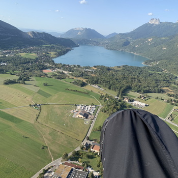 Petit Tour du lac d'Annecy en vol 092019